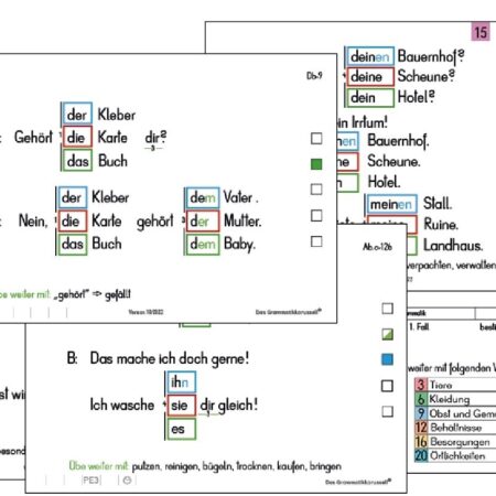 Satzkarten Beispiele
