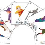 1+ Menschen+Wesen - Wortschatzkarten aufgefächert