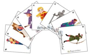 1+ Menschen+Wesen - Wortschatzkarten aufgefächert