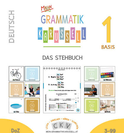 Deckblatt Stehbuch 1 - Mein Grammatikkarussell
