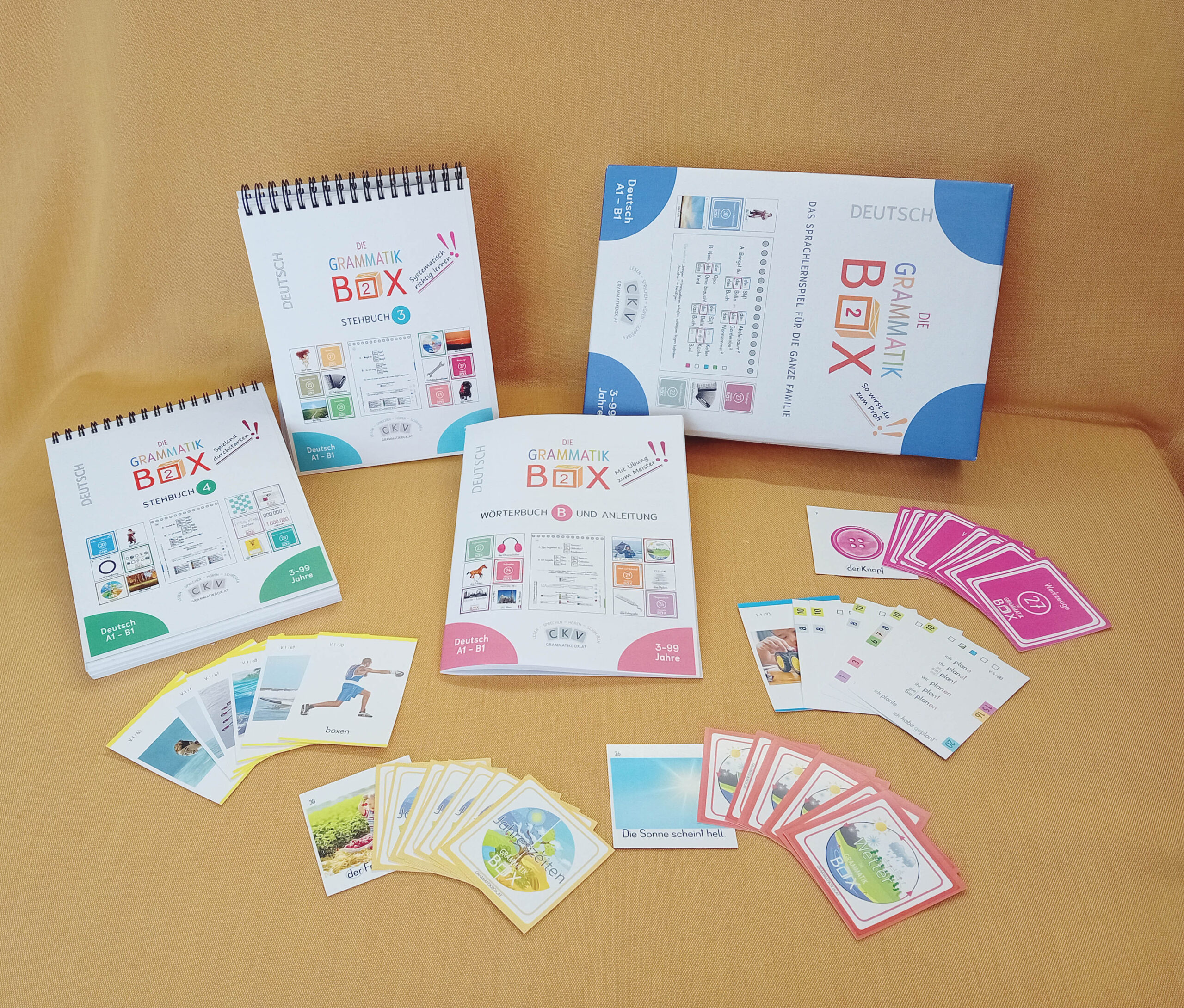 Mein Grammatikkarussell - Box 2 mit Inhalt